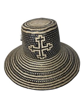 Wayuu Tribe Iraca Pine Straw Bucket Hat One Size